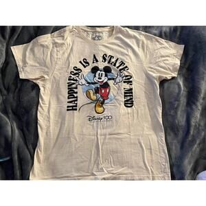 Mickey Mouse t shirt Disney 100 years (Happiness is a state of mind) Sz XL